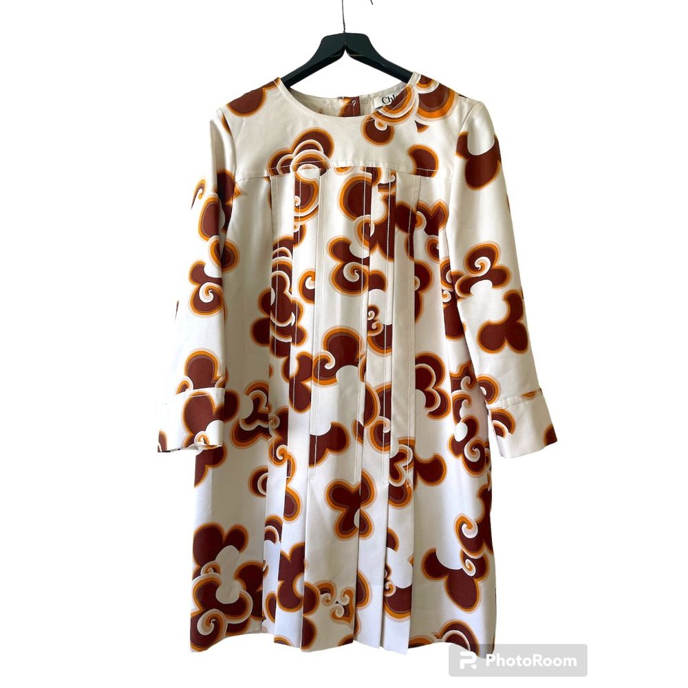 Chloe Silk Patterned Mini Dress (AS SEEN ON BABIES!)